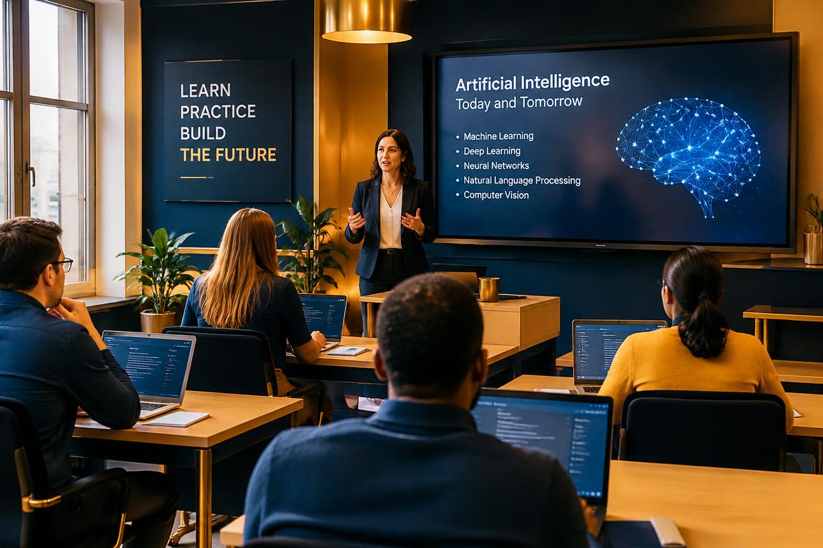 Illustrative image: AI learning